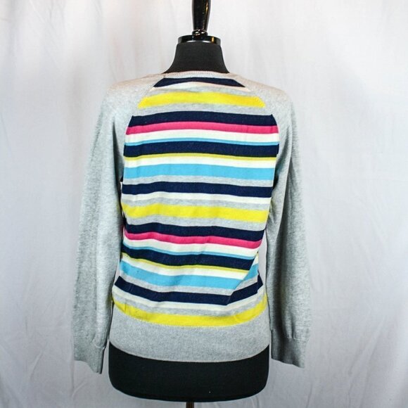 Chaps Multicolor Striped Sweater Pullover … - Picture 3 of 4